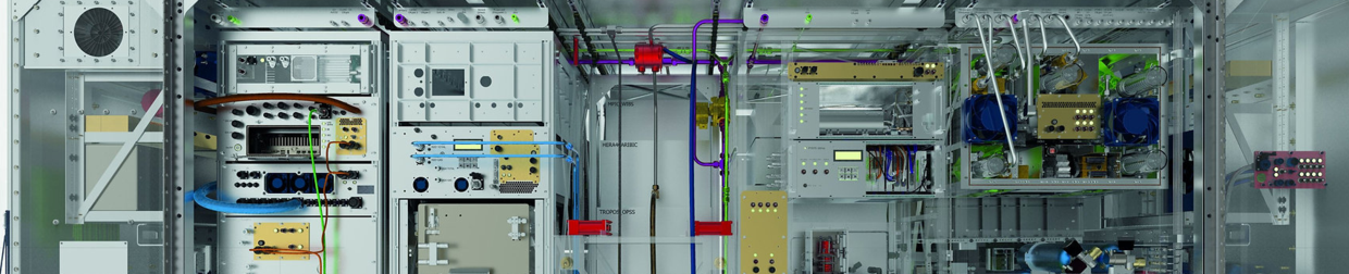 Ausschnitt CARIBIC 3 CAD-Modell