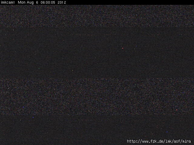 Webcam image on Pico Espejo Aug 6th, 2012 20:00 